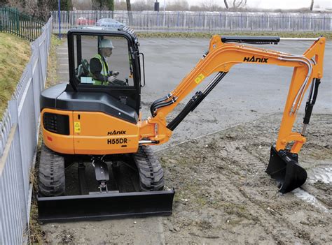 hanix digger|hanix 55 excavator.